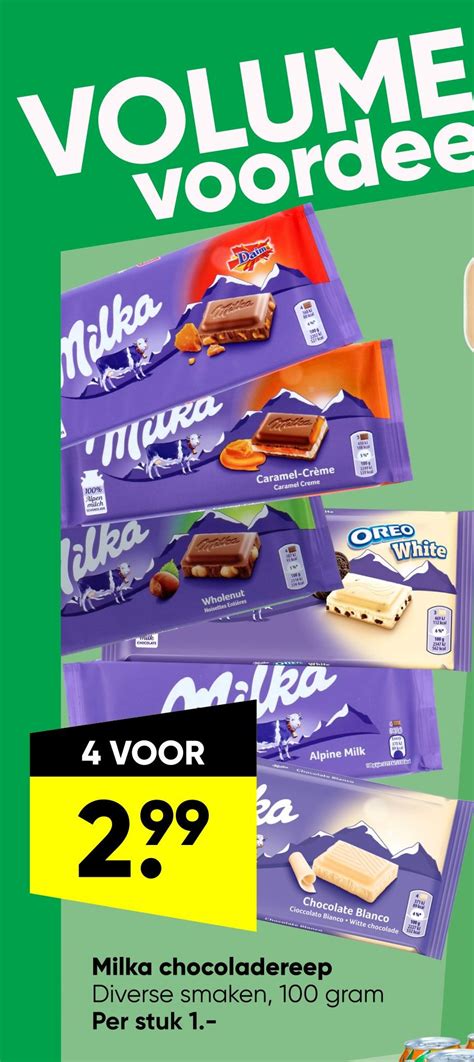 Milka Chocoladereep Aanbieding Bij Big Bazar