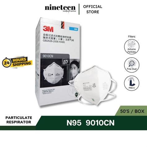 3m N95 9010 Cn Particulate Respirator Niosh Lazada