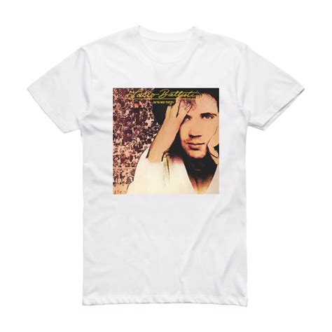 Lucio Battisti Io Tu Noi Tutti Album Cover T Shirt White Album Cover