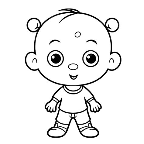 Dibujo De Dibujos De Bebes Para Colorear Niños Vector Png Dibujos Dibujo Bebe Dibujo De Ala