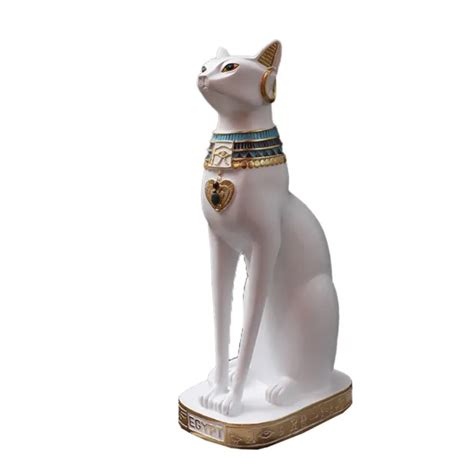 Superbe Figurine De Collection Gyptienne Statue De D Esse Bastet Et