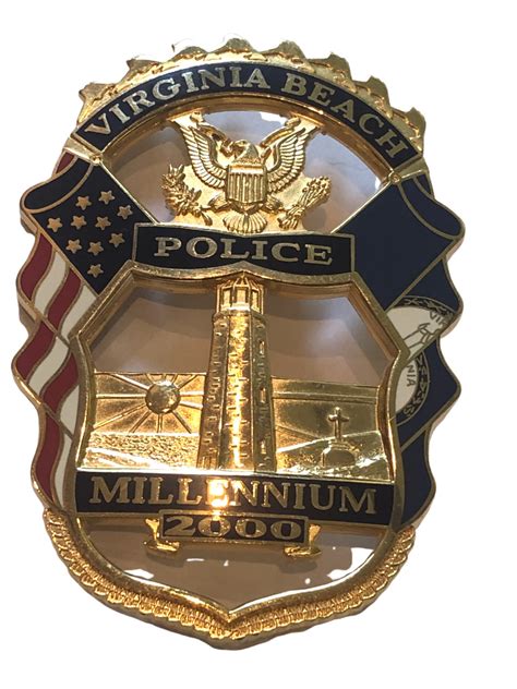 Virginia Beach Police Va Millennium Badge