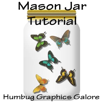 Humbug Graphics Galore Mason Jar Tutorial