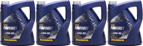 Mannol Favorit W X Liter Sae W Pkw Motor Le