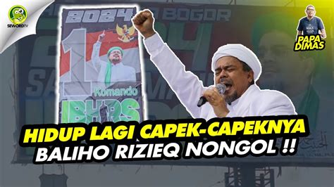 Papa Dimas BANGKIT LAGI BALIHO RIZIEQ SHIHAB NONGOL OTW DUKUNG