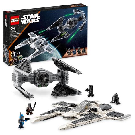 Lego Star Wars Mandalorian Fang Fighter Vs Tie Interceptor