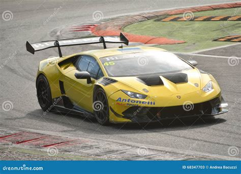 Lamborghini Hurac N Super Trofeo At Monza Editorial Stock Photo