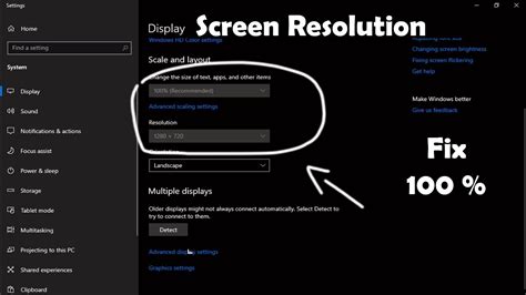 How To Fix Screen Resolution Problem Windows Easy Method Youtube