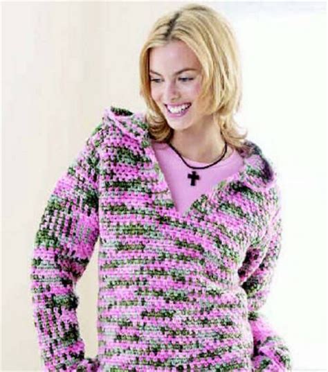 Crochet This Hooded Sweatshirt Free Pattern The Spinners Husband