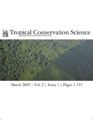 Tropical Conservation Science - issues