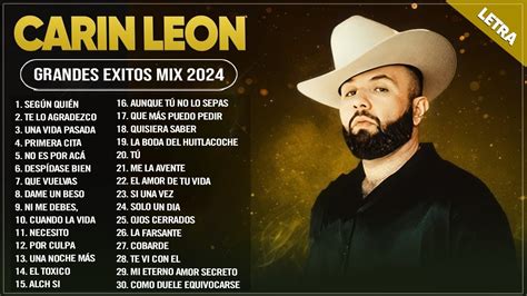 CARIN LEON MIX 2024 LETRA CARIN LEON GRANDES ÉXITOS MIX 2024