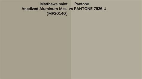 Matthews Paint Anodized Aluminum Met Mp Vs Pantone U Side