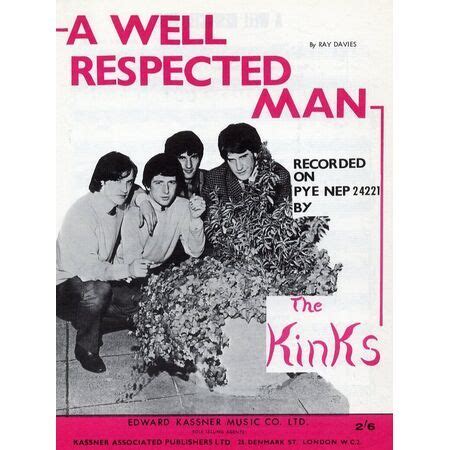 A Well Respected Man Recorded And Featured By The Kinks Only