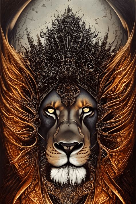 Lion Dark Fantasy Horror Gothik Artstation by Karol Bak by Laurie ...