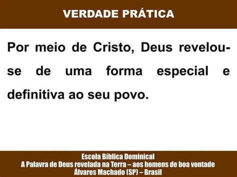 01 A Carta aos hebreus e a excelência de Cristo PPT