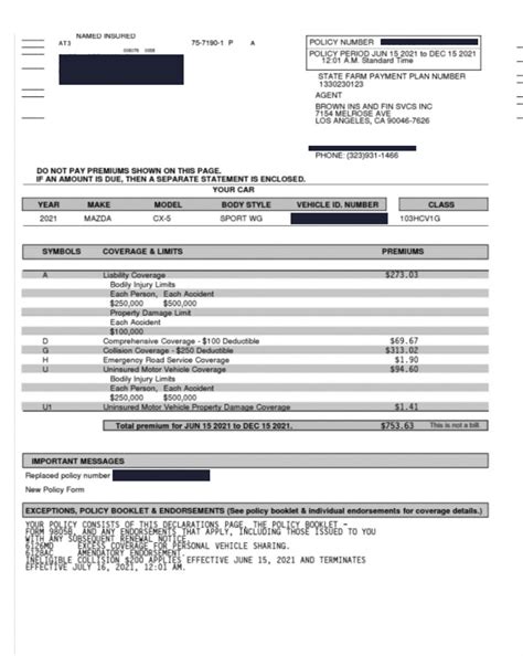 How To Find Your State Farm Declarations Page