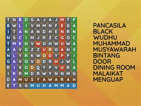 Teka Teki Silang Wordsearch