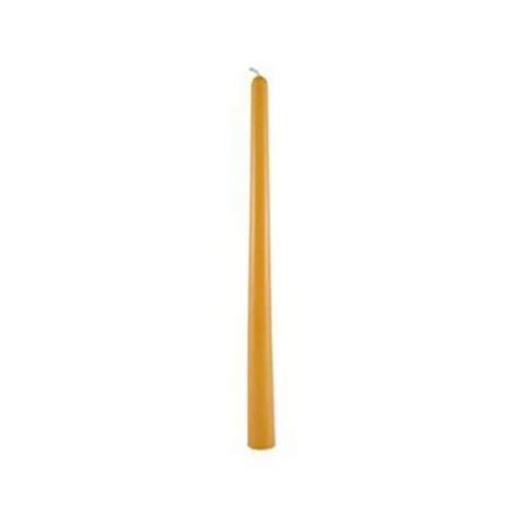 100 Beeswax Natural Taper Candle Universal Church Supplies