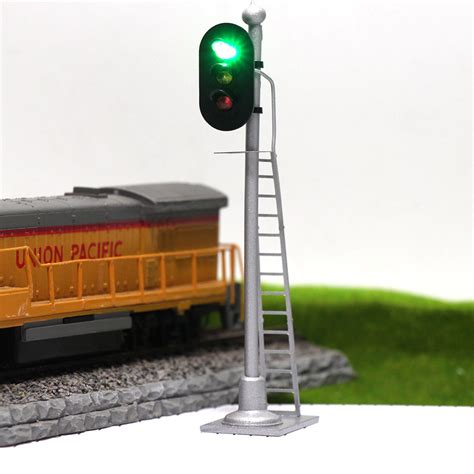 Jtd Gyr Pcs Model Railroad Train Signals Lights Block Signal O