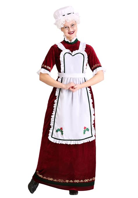 Mrs Claus Costume Holiday