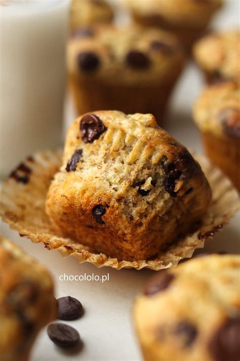 Muffinki Czekoladowo Bananowe Z Mas Em Orzechowym Chocololo Pl