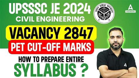 Upsssc Je New Vacancy Upsssc Je Syllabus Civil Upsssc Je Pet