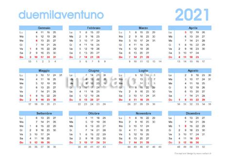 Stampabile Calendario 2021 Da Stampare Gratis Calendari Settembre