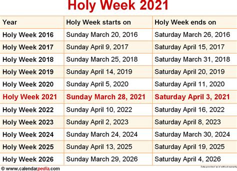 Philippine Holidays Holy Week 2021 Calendar Philippines