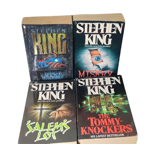 4x Stephen King novels