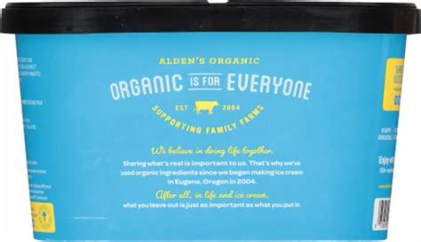 Alden S Organic French Vanilla Ice Cream 48 Fl Oz Qfc