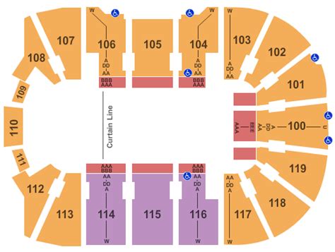 Webster Bank Arena Seating Chart: A Visual Reference of Charts | Chart Master