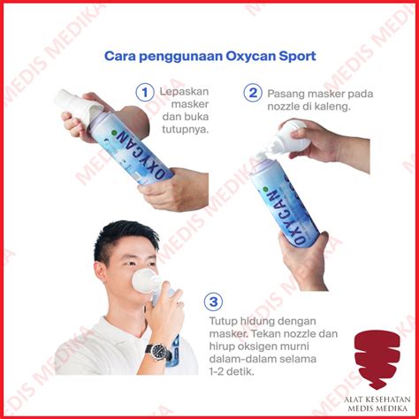 Oxycan Sport 600 Cc Alat Bantu Pernafasan Tabung Oksigen Portable