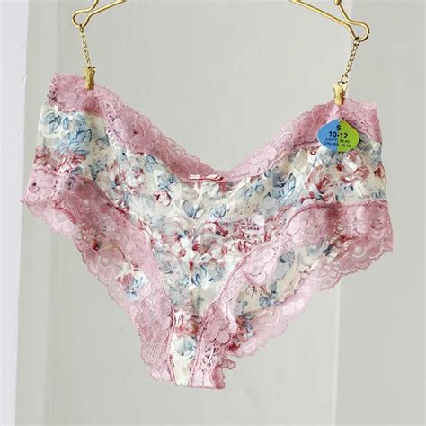 New Arrival Voplidia Underwear Floral Print Flower Women Sexy Panties