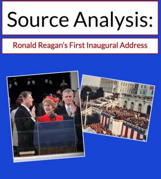 Ronald Reagan First Inaugural Address Source Analysis | TPT