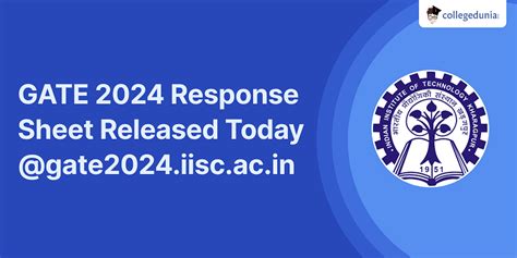 Gate Response Sheet Released Today Gate Iisc Ac In Check