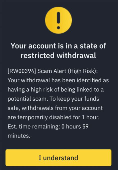 Binance Withdrawal Anti Scam Measures Binance Support