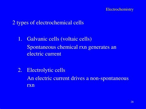 Ppt Chapter 19 Electrochemistry Powerpoint Presentation Free