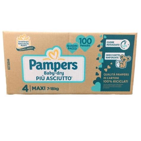 PAMPERS BABY DRY PANNOLINI 2 MINI