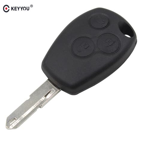 KEYYOU Carcasa De Llave Remota Carcasa De 3 Botones Para Renault