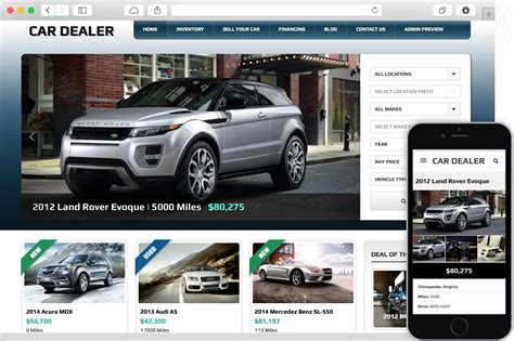 Car Dealer Deluxe » WordPress Themes by Gorilla Themes