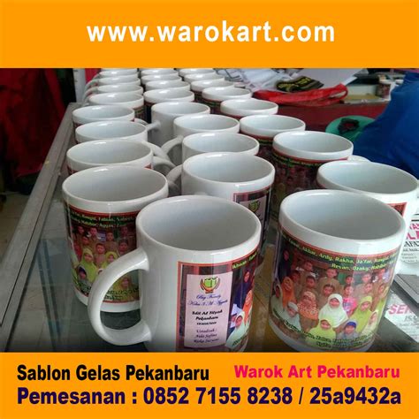 Cetak Sablon Gelas Mug Di Pekanbaru Warok Art