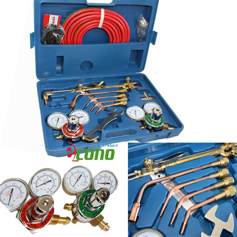 Gas Welding And Cutting Kit Victor Type Acetylene Oxygen Off