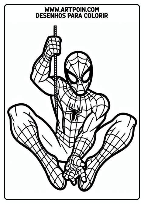 Homem Aranha Desenho Marvel - 9