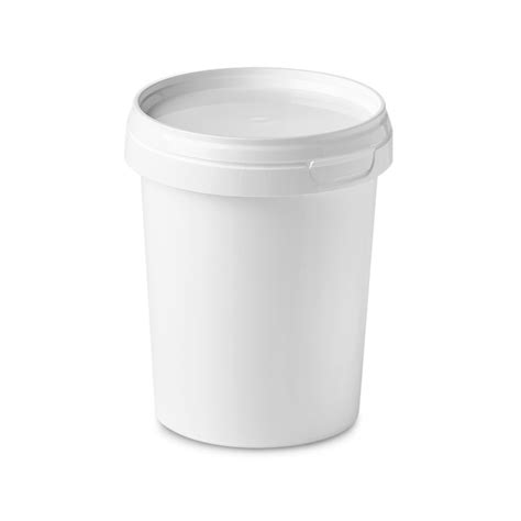 520ml White Round Tamper Evident Container Freezer Grade