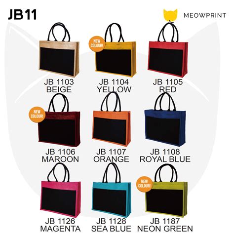 Jb Landscape Laminated Jute Bag Meowprint