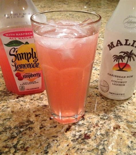 Malibu Rum Drink Coconut Rum Malibu Mixed Drink HungryForever