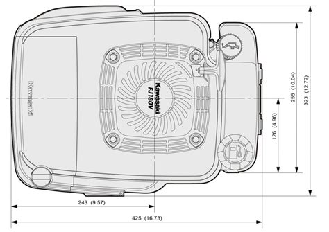 Kawasaki FJ180V PRO Motor 4 Timpi MOTOare PROFesionale Kawasaki