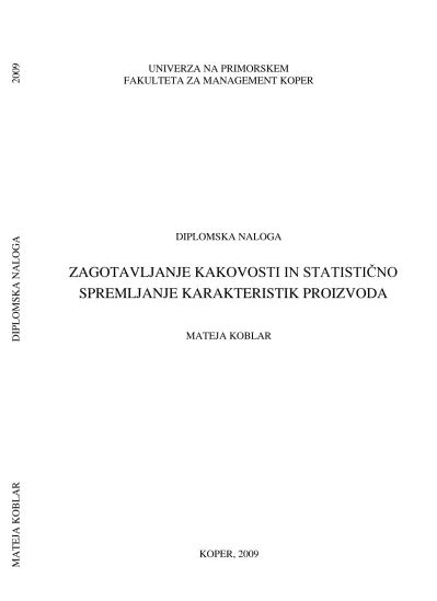 Vhodna Kontrola Kontrola Kakovosti Zagotavljanje Kakovosti In