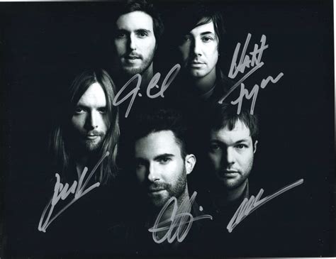 MAROON 5 BAND - ALL MEMBERS HAND SIGNED AUTOGRAPHED PHOTO WITH COA