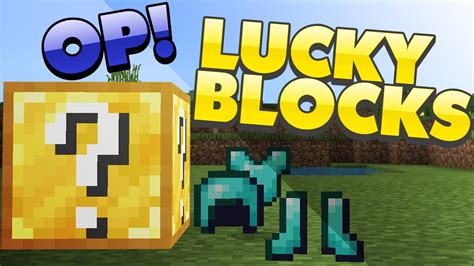 Minecraft Bedrock Overpowered Lucky Block Addon YouTube